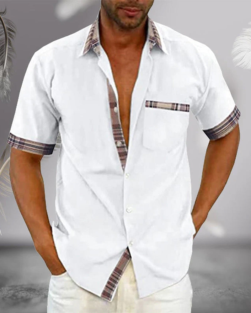Camicia a maniche corte da uomo