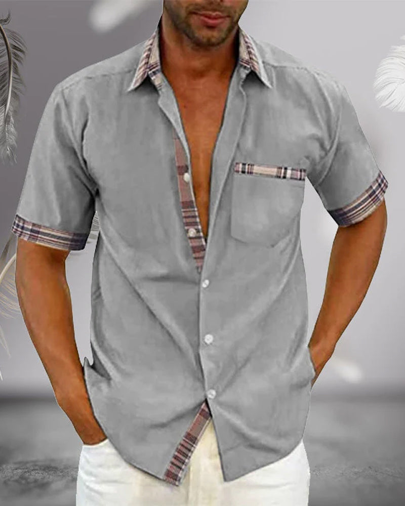 Camicia a maniche corte da uomo