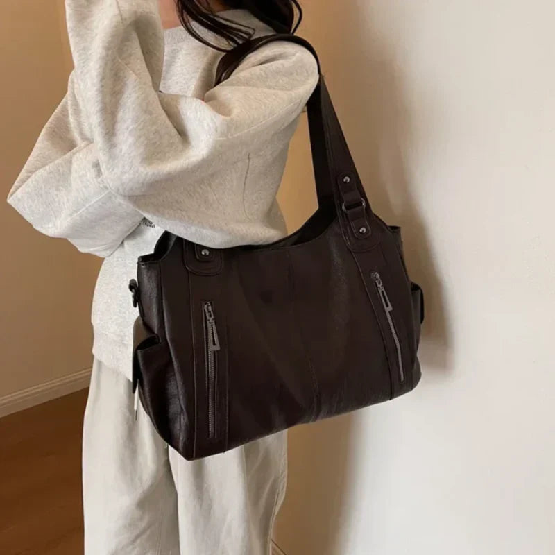 Borsa a Tracolla da Donna – Elegante Borsa in Pelle con Tracolla Regolabile e Design Spazioso