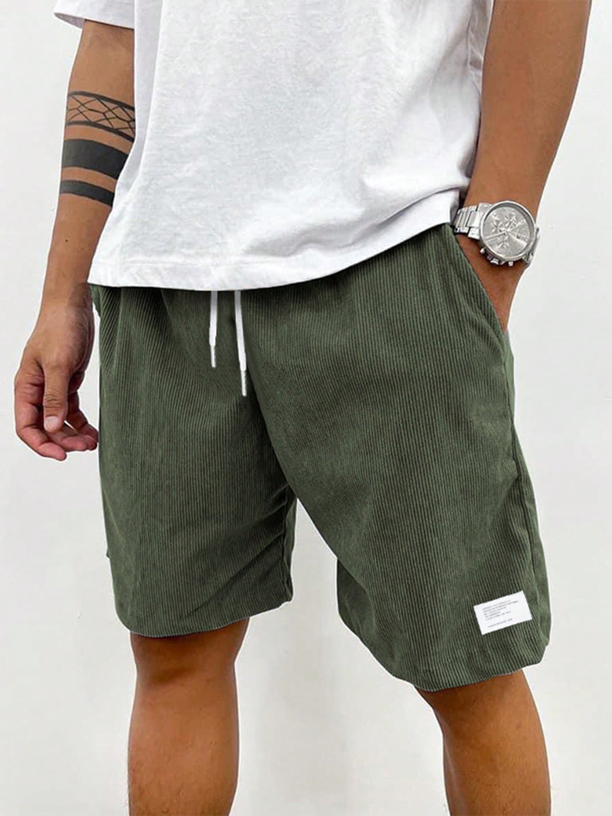 Pantaloncini in Velluto a Coste da Uomo – Shorts Comodi con Stretch e Stile Intramontabile