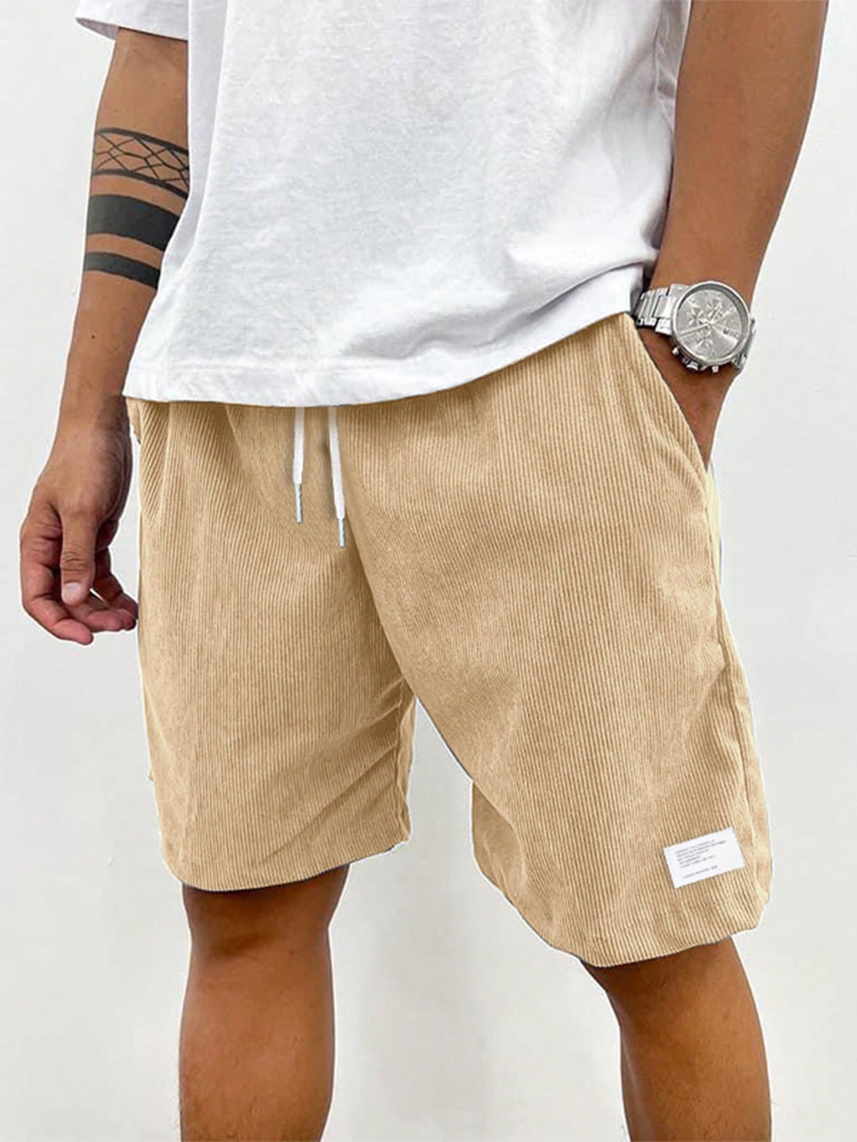 Pantaloncini in Velluto a Coste da Uomo – Shorts Comodi con Stretch e Stile Intramontabile
