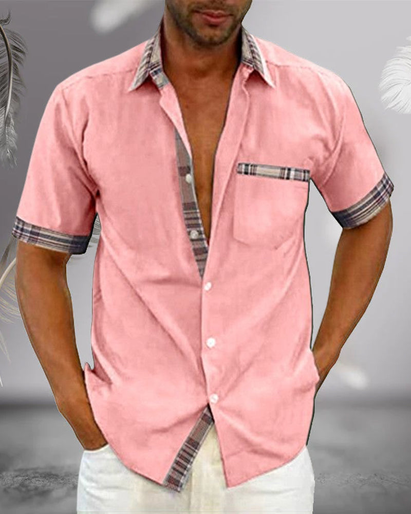 Camicia a maniche corte da uomo