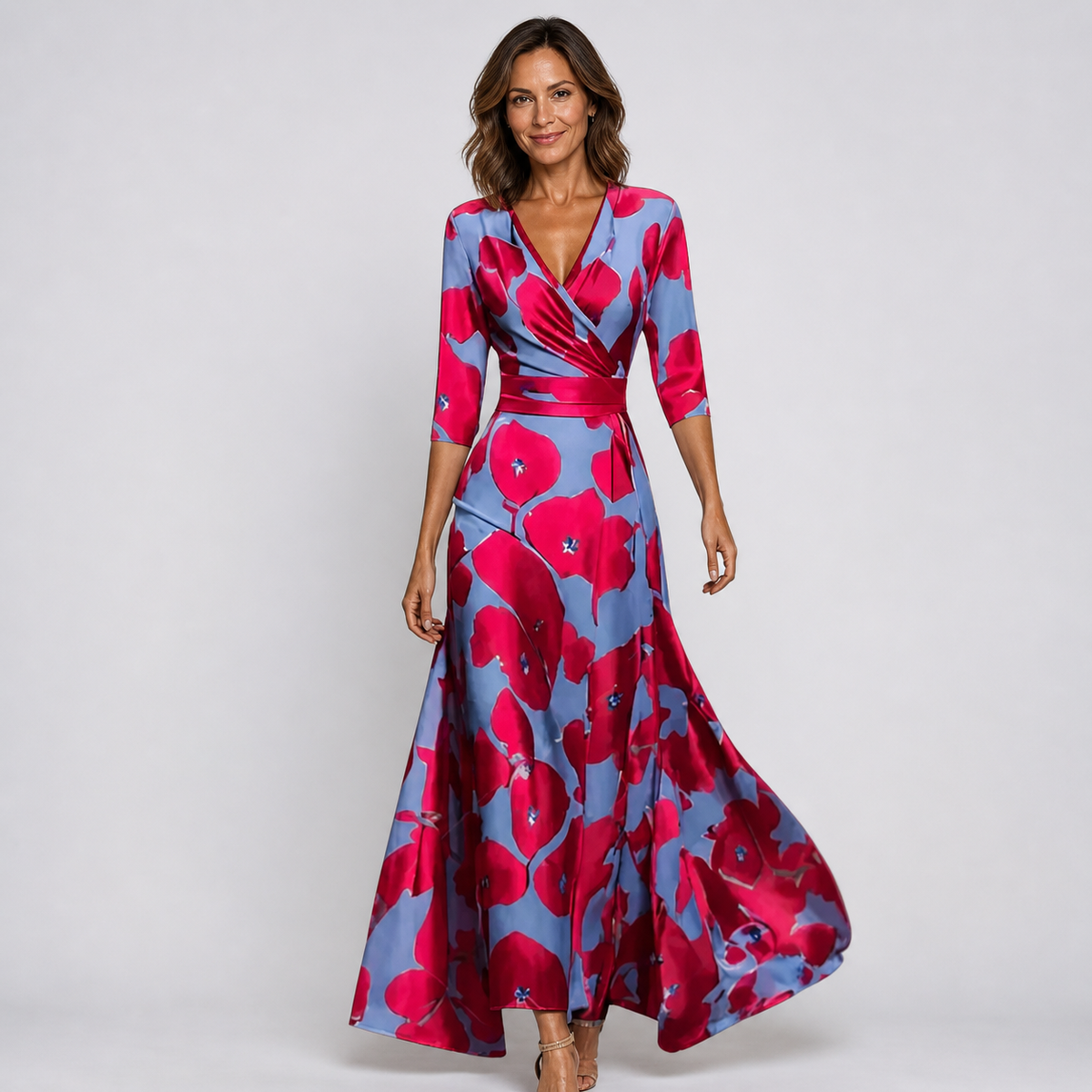 Elegante Abito Floreale