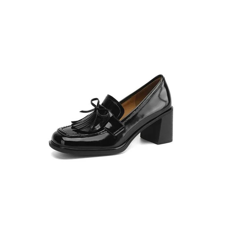 Eleganti Mocassini Dorothy con Tacco per Occasioni di Classe