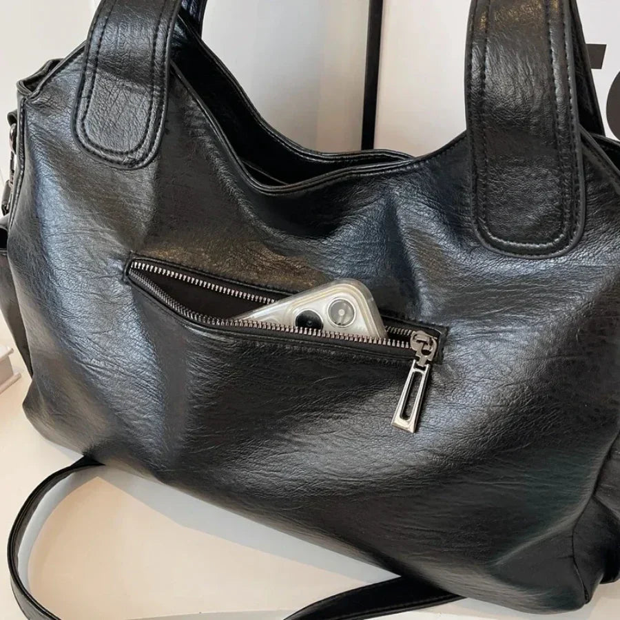 Borsa a Tracolla da Donna – Elegante Borsa in Pelle con Tracolla Regolabile e Design Spazioso