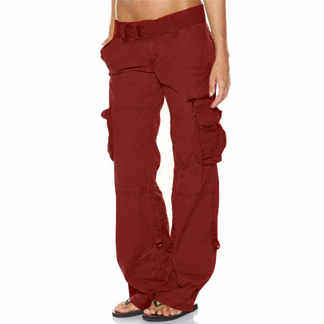 Pantaloni Cargo Lunghi da Donna