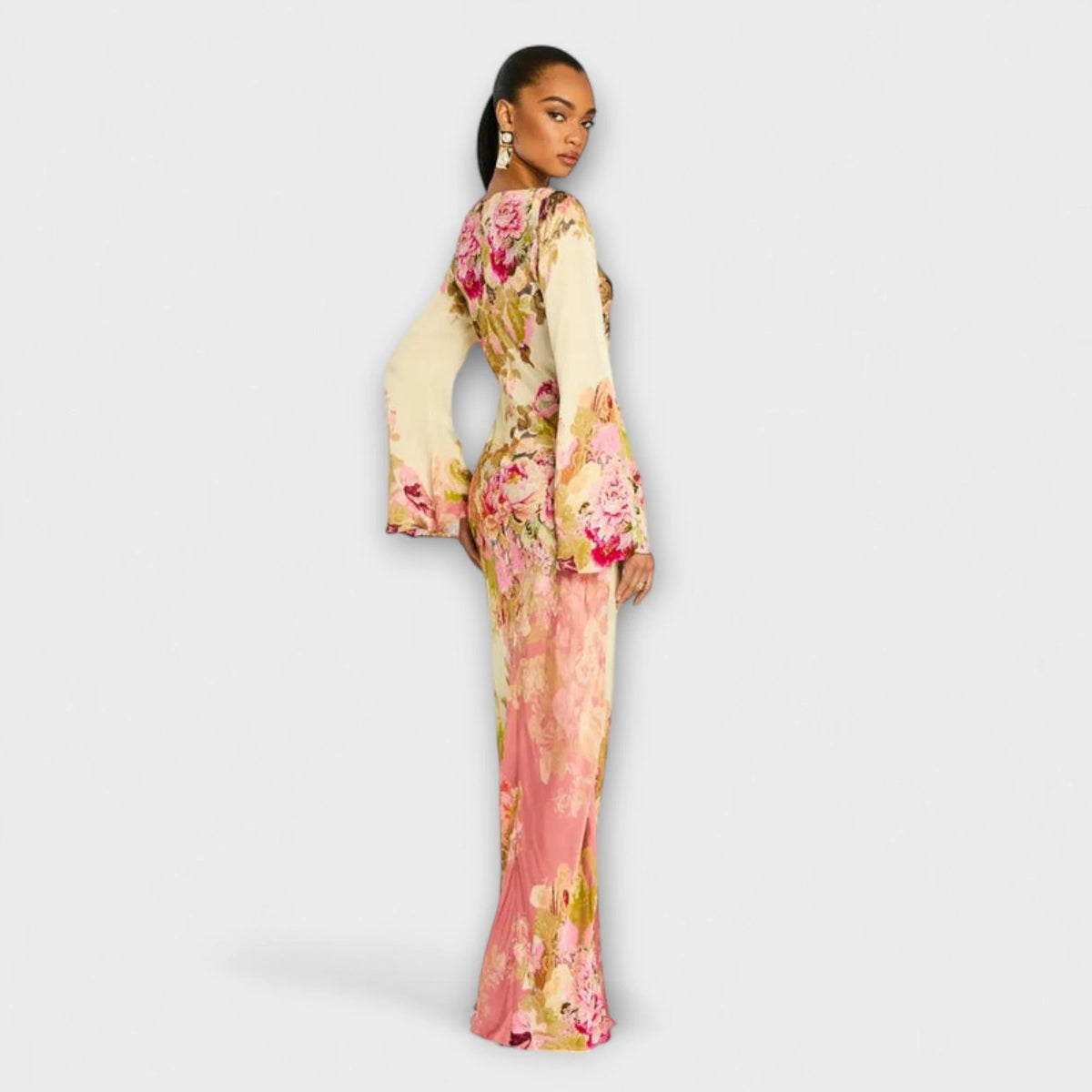 Abito Maxi Elegante per Celebrazioni all'Aperto