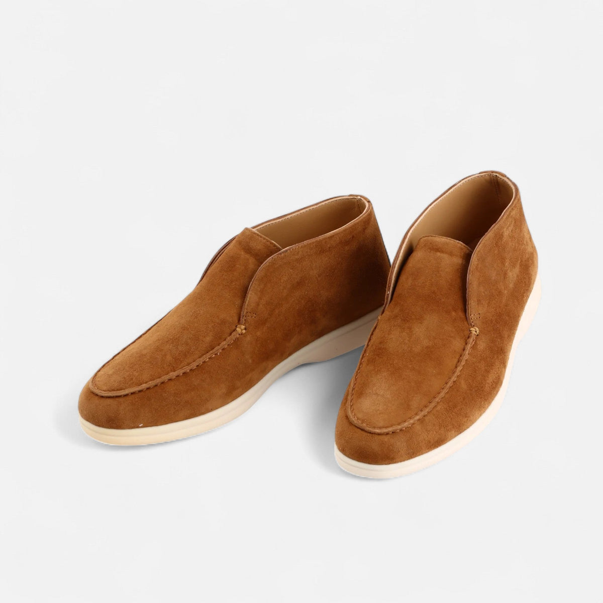 Mocassini Mule in Camoscio da Uomo - Heritage Camel