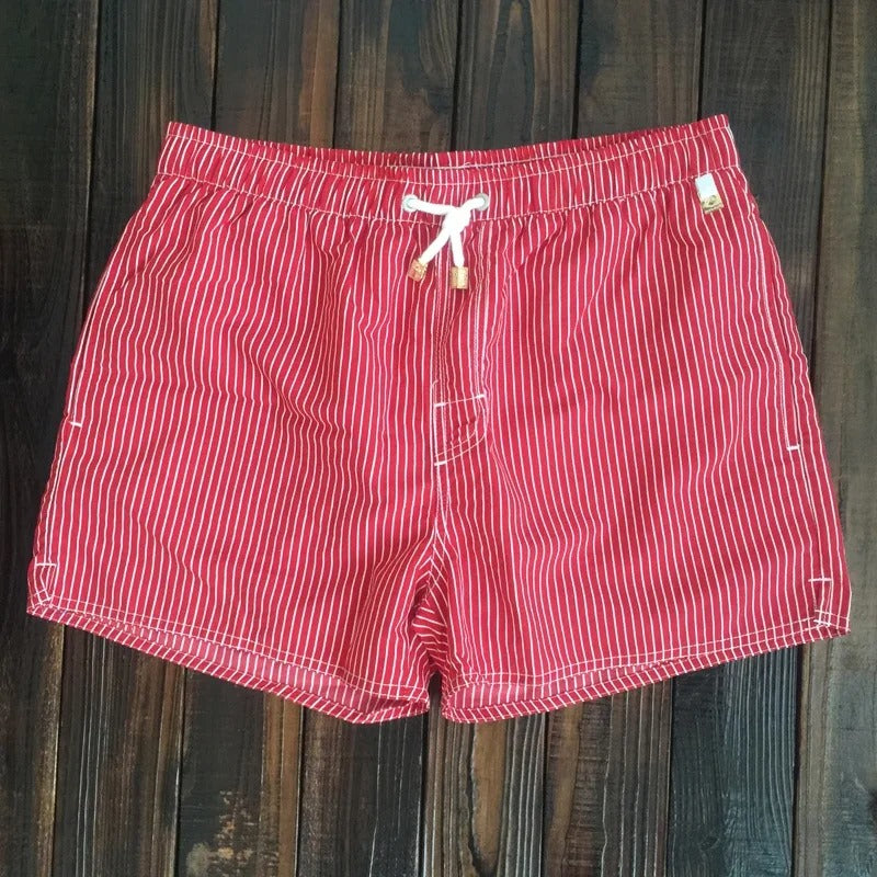AquaWave | Men's Swim Shorts – Quick Dry Striped Design 2