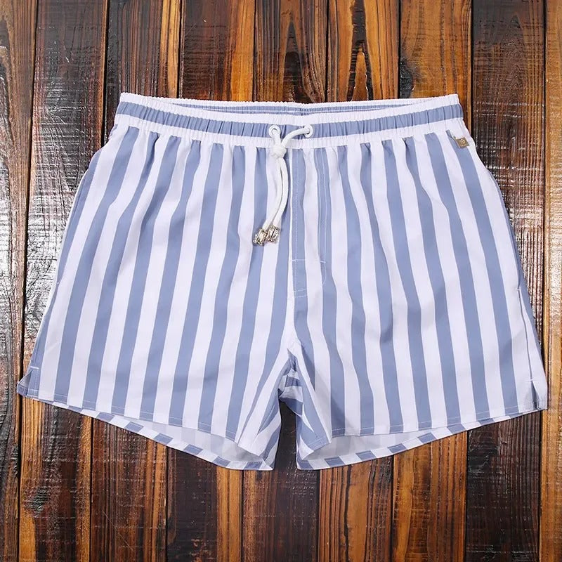 AquaWave | Men's Swim Shorts – Quick Dry Striped Design 5