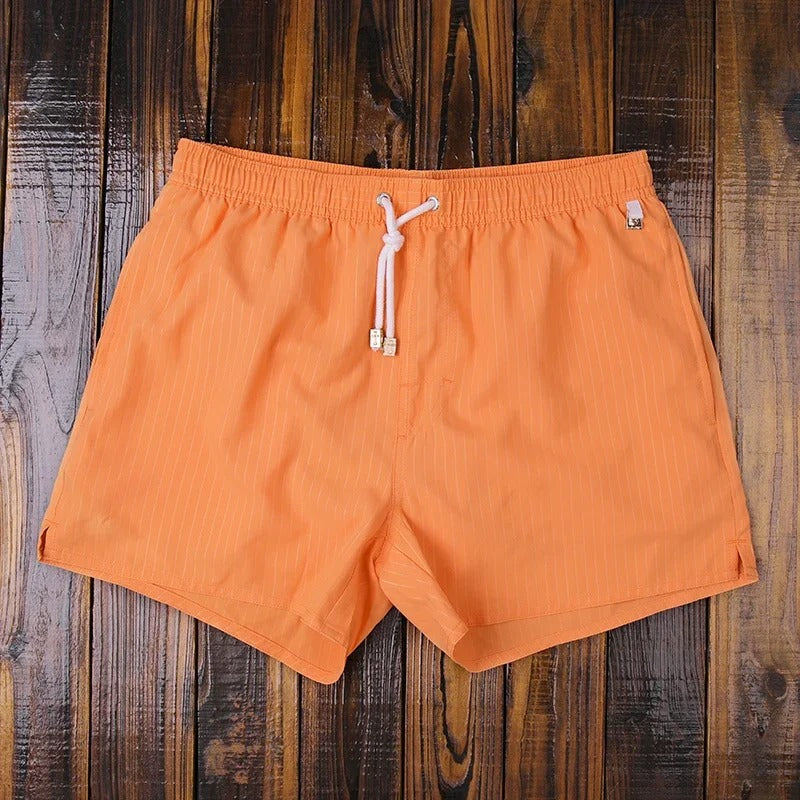 AquaWave | Men's Swim Shorts – Quick Dry Striped Design 8