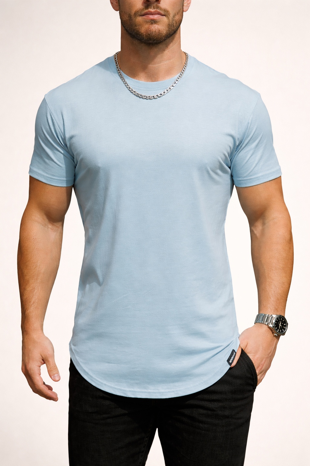 T-shirt da Uomo Essenziale in Misto Cotone – Stile Senza Tempo e Comfort Quotidiano