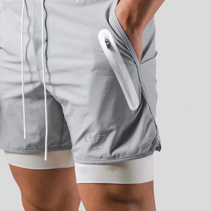 CottonFlex | Men's Gym Shorts – 2-in-1 Design With Compression Liner 10