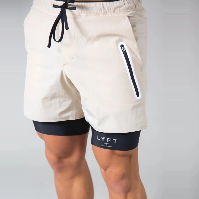 CottonFlex | Men's Gym Shorts – 2-in-1 Design With Compression Liner 11