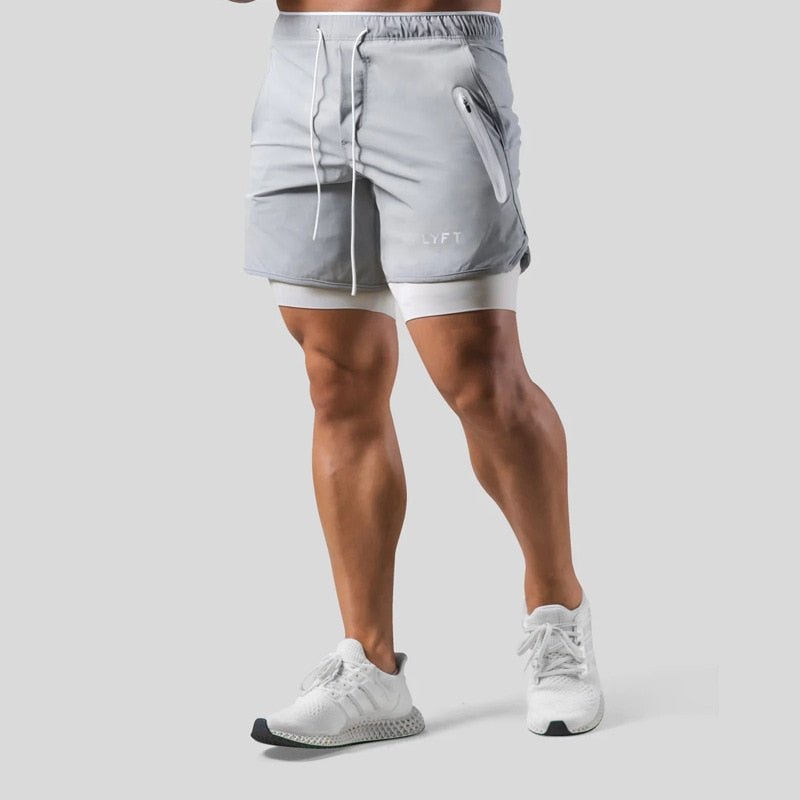 CottonFlex | Men's Gym Shorts – 2-in-1 Design With Compression Liner 4