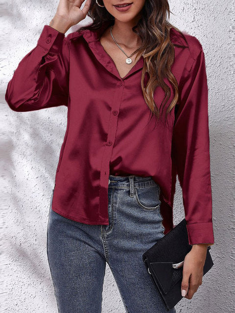 Camicia elegante a maniche lunghe