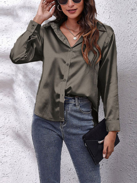 Camicia elegante a maniche lunghe