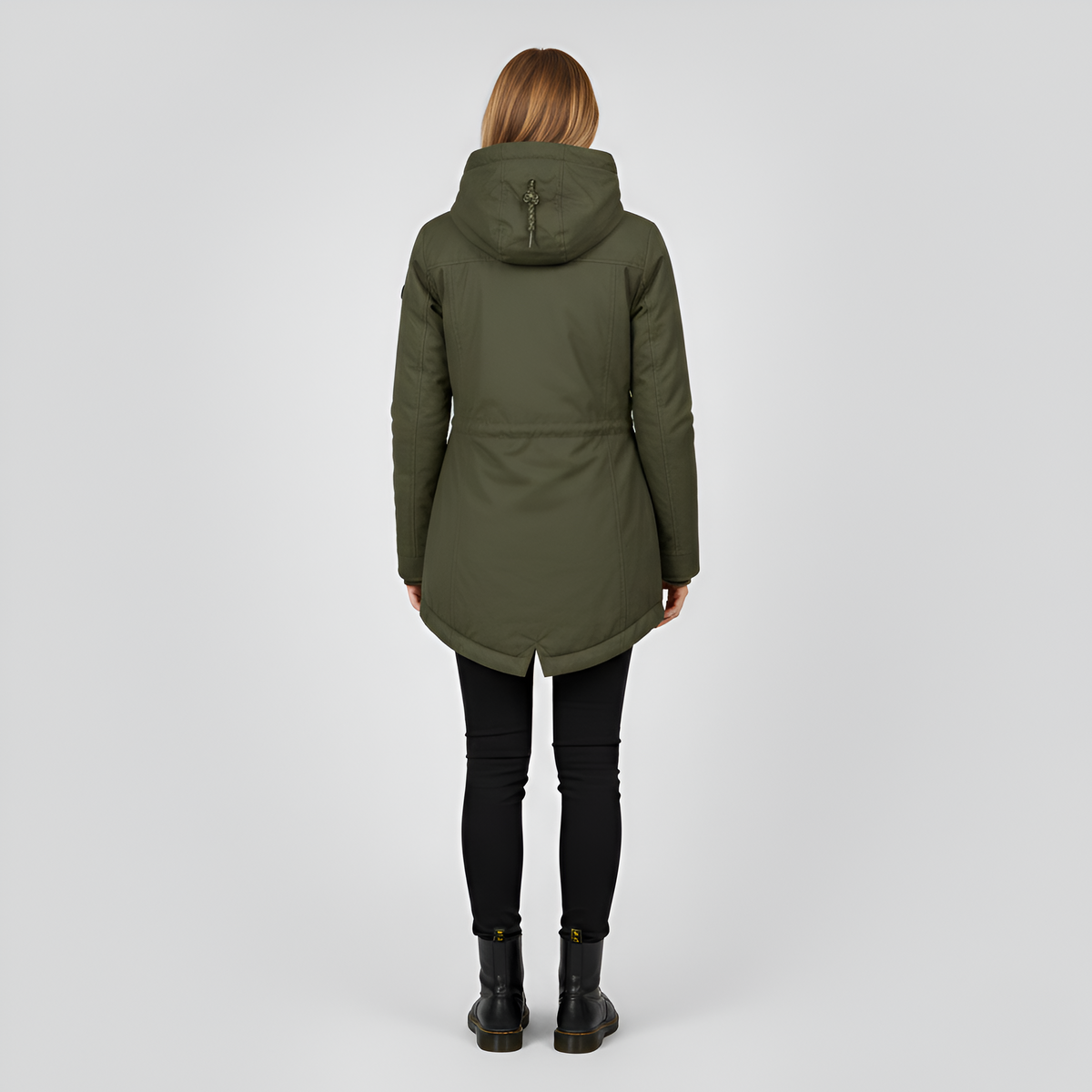 Valerios Fashion giacca invernale donna con cappuccio foderata in pile termo-caldo