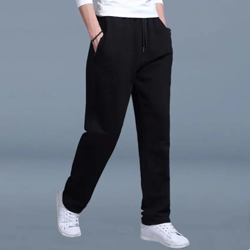 Pantaloni da Jogging da Uomo per Tutte le Stagioni con Coulisse e Tasche
