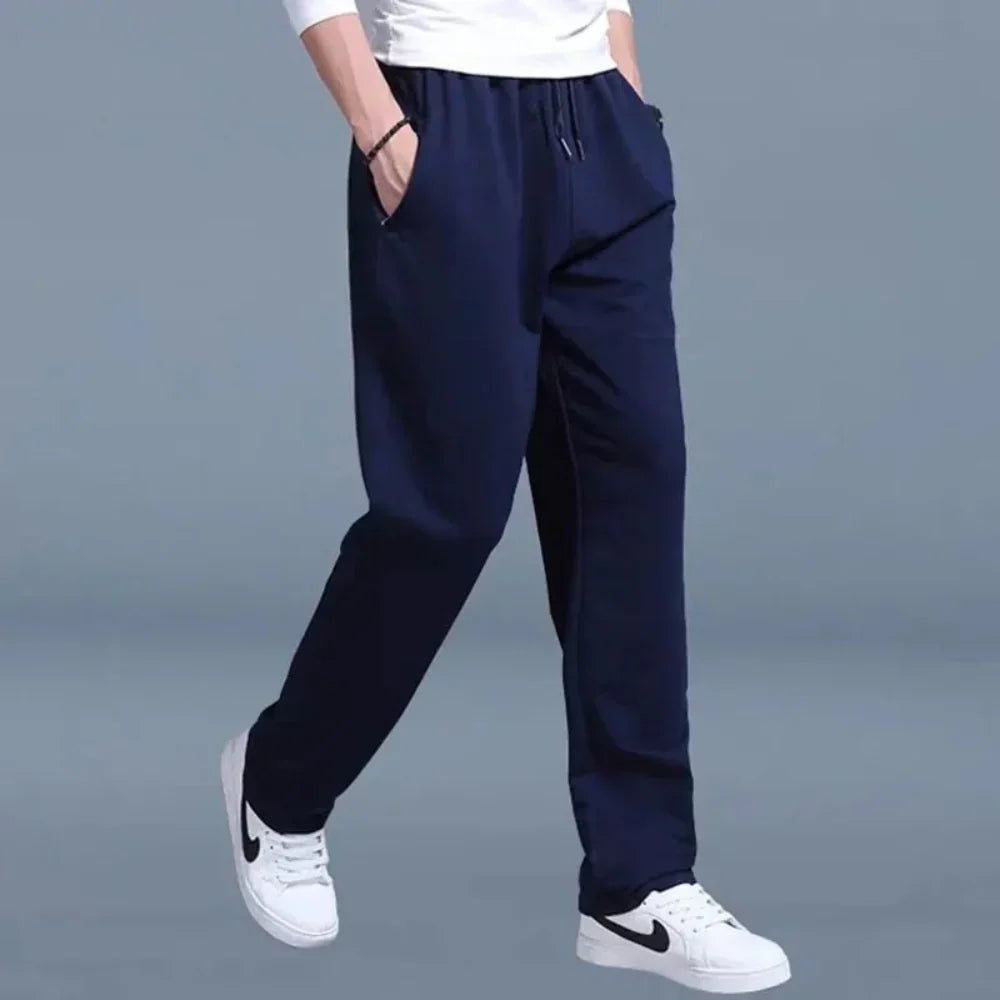 Pantaloni da Jogging da Uomo per Tutte le Stagioni con Coulisse e Tasche