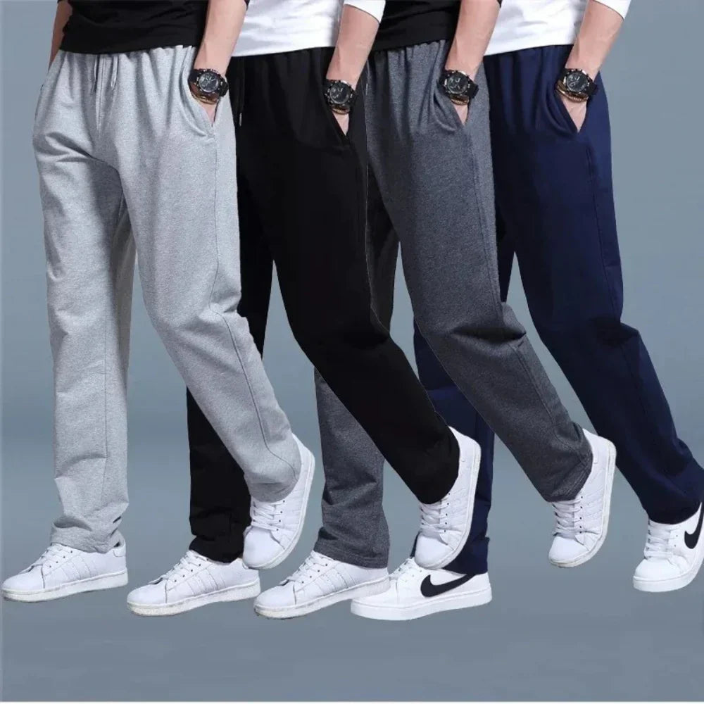 Pantaloni da Jogging da Uomo per Tutte le Stagioni con Coulisse e Tasche
