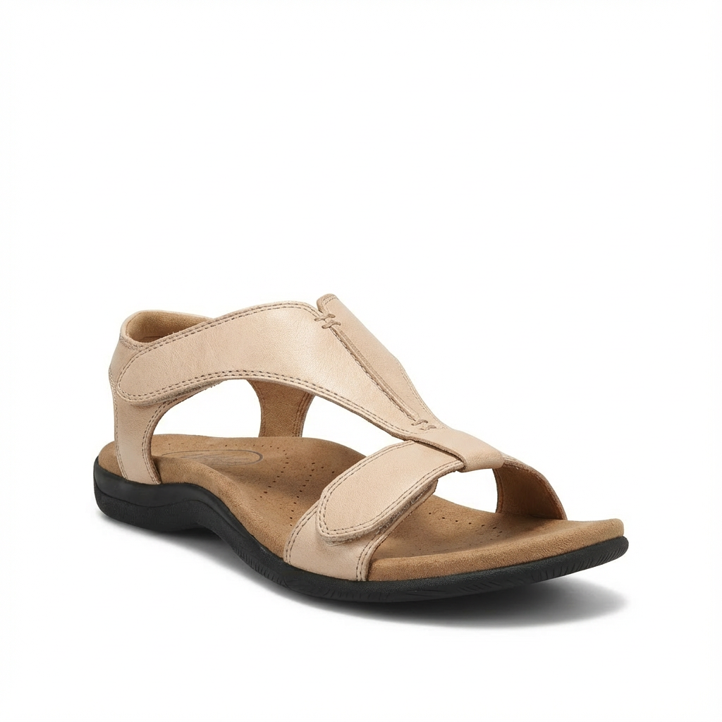 Sandali Comfort da Donna con Design a T e Chiusura Regolabile | Ortopedici