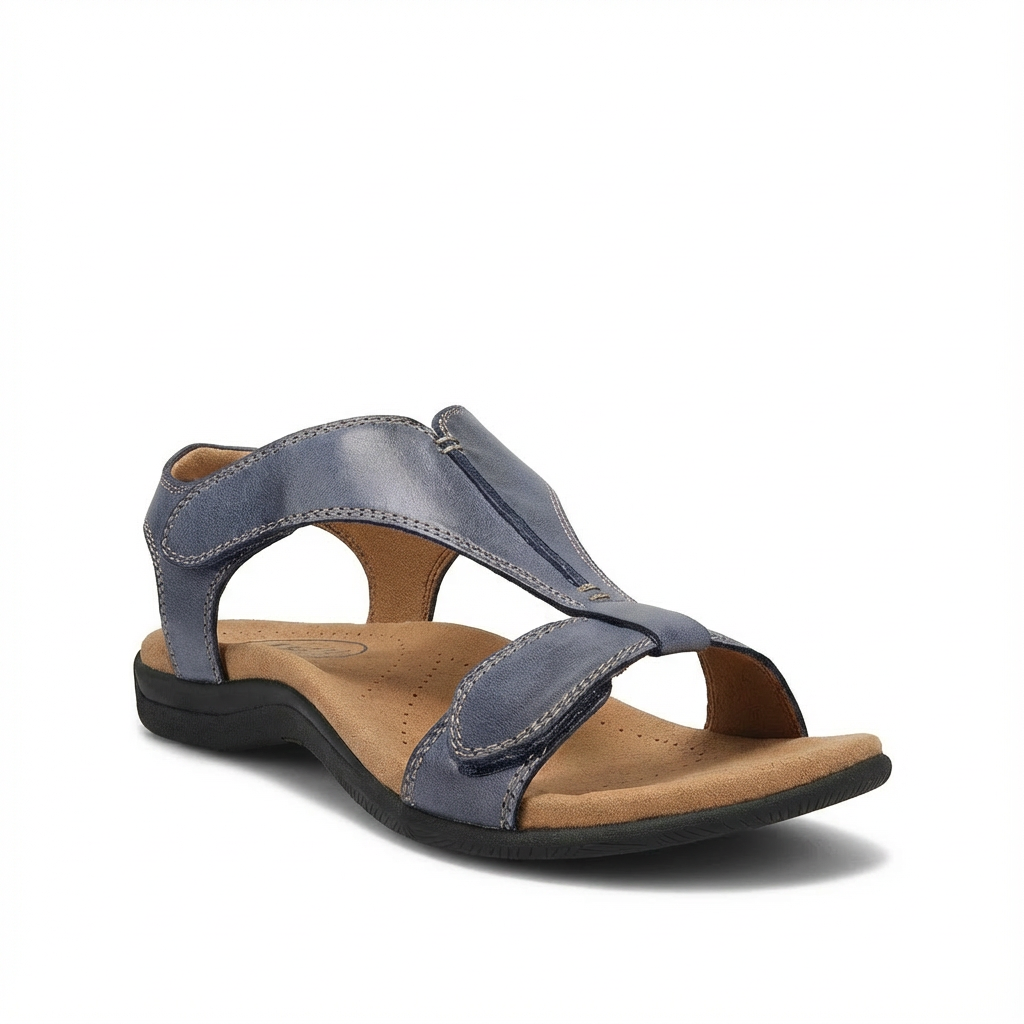 Sandali Comfort da Donna con Design a T e Chiusura Regolabile | Ortopedici