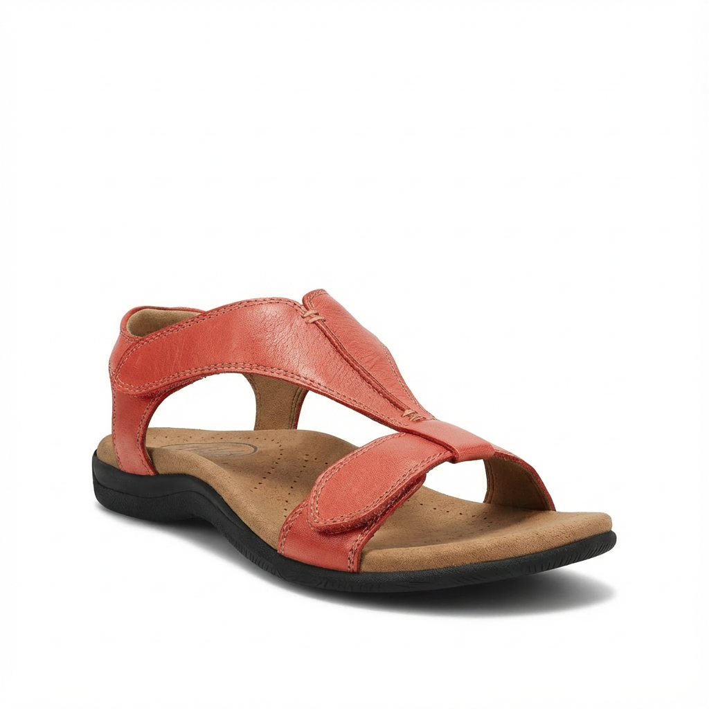 Sandali Comfort da Donna con Design a T e Chiusura Regolabile | Ortopedici