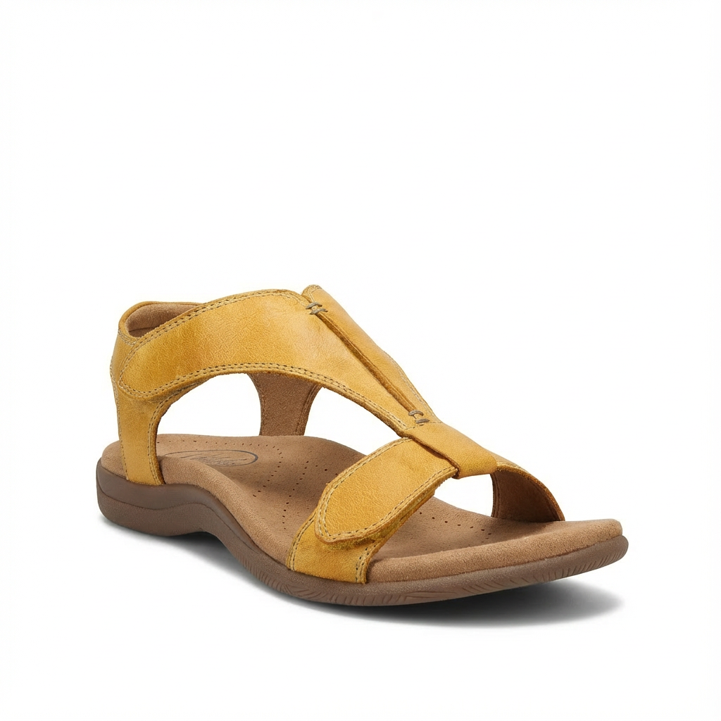 Sandali Comfort da Donna con Design a T e Chiusura Regolabile | Ortopedici