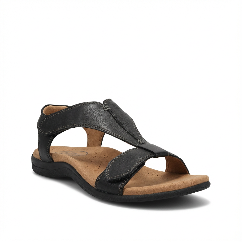 Sandali Comfort da Donna con Design a T e Chiusura Regolabile | Ortopedici