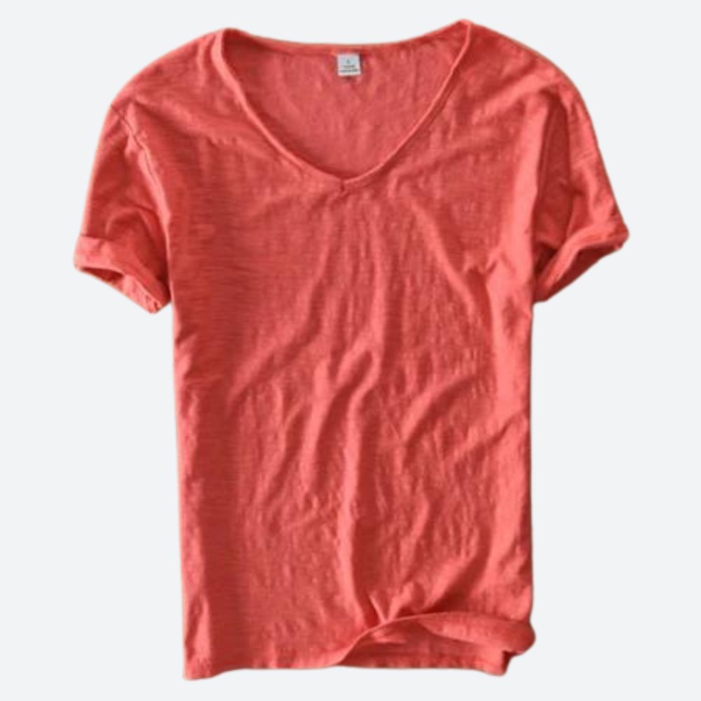 T-shirt Estivo Arioso in Cotone e Lino - Maxx