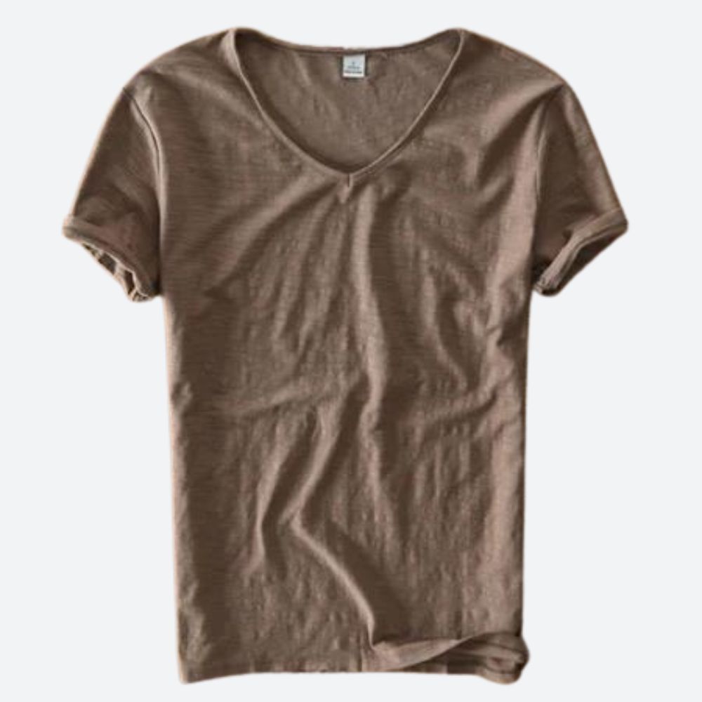 T-shirt Estivo Arioso in Cotone e Lino - Maxx