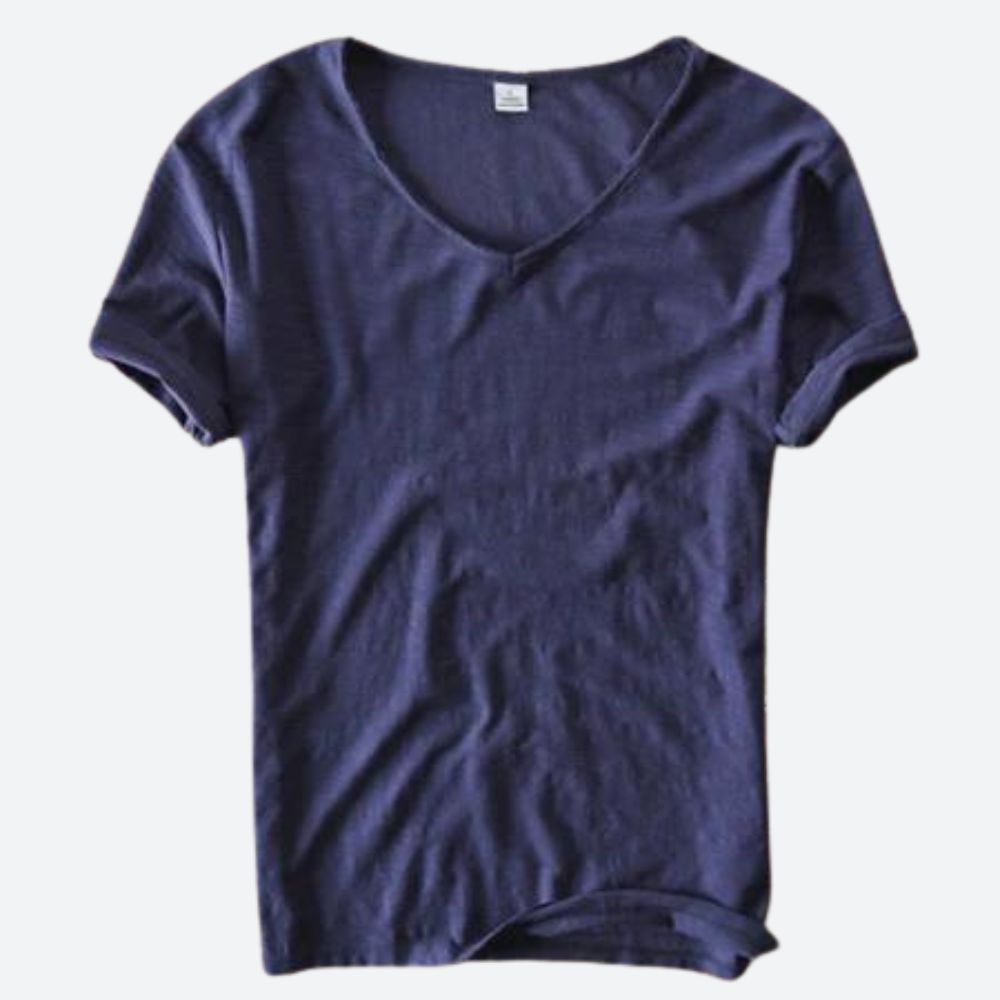 T-shirt Estivo Arioso in Cotone e Lino - Maxx