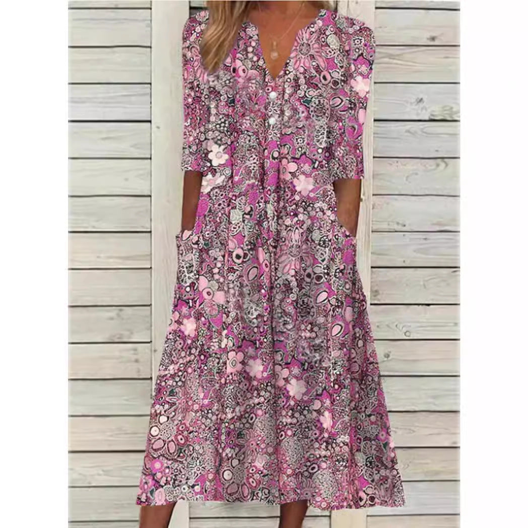 Céline™ - Elegant Sommerkjole