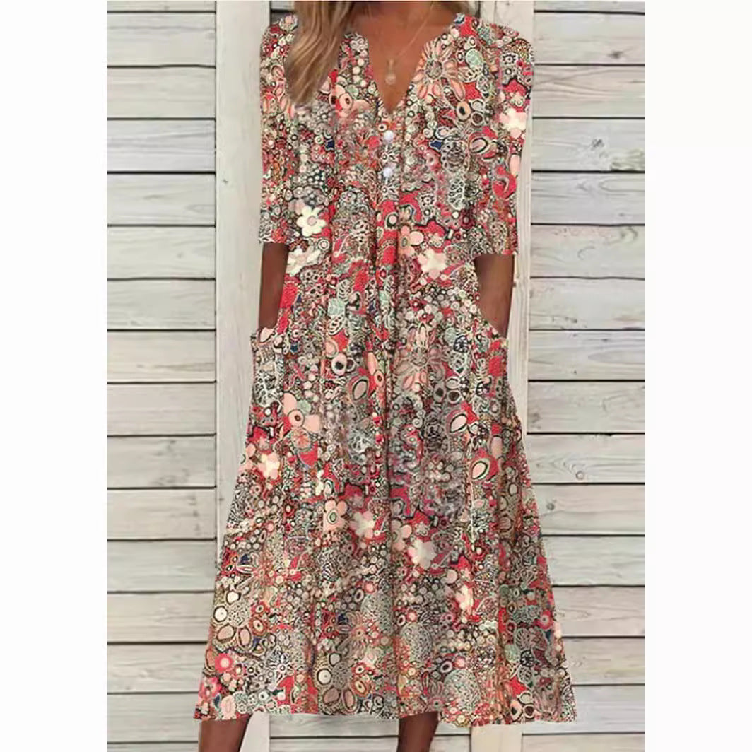Céline™ - Elegant Sommerkjole