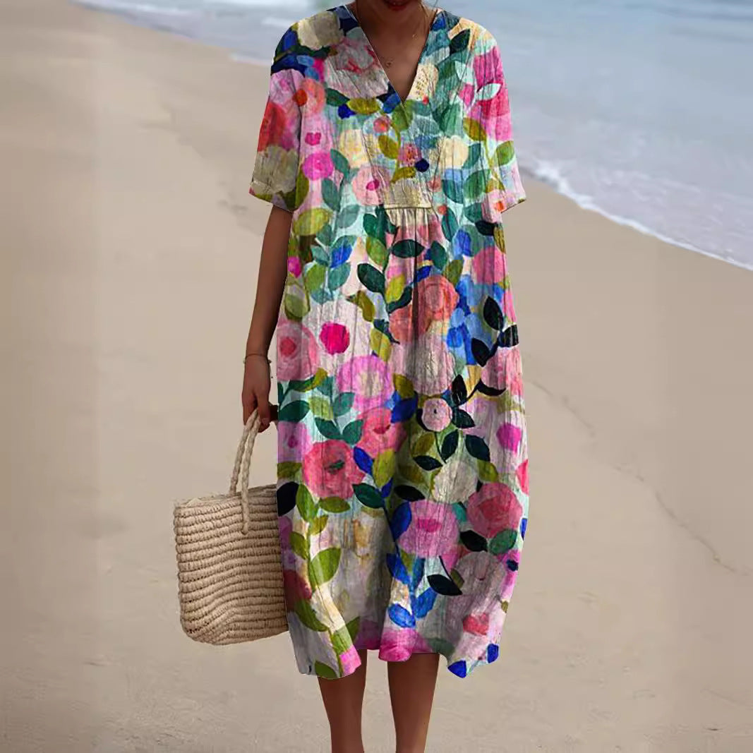 Robe à Motif Floral