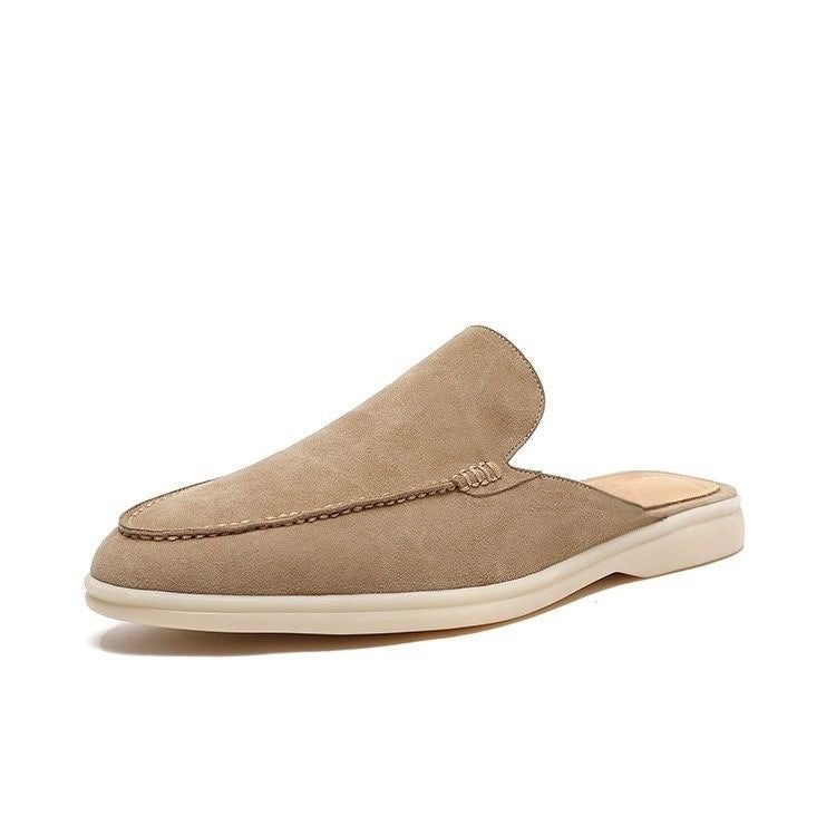 Mocassini Sabot da Uomo Scamosciati Slip-On Estivi