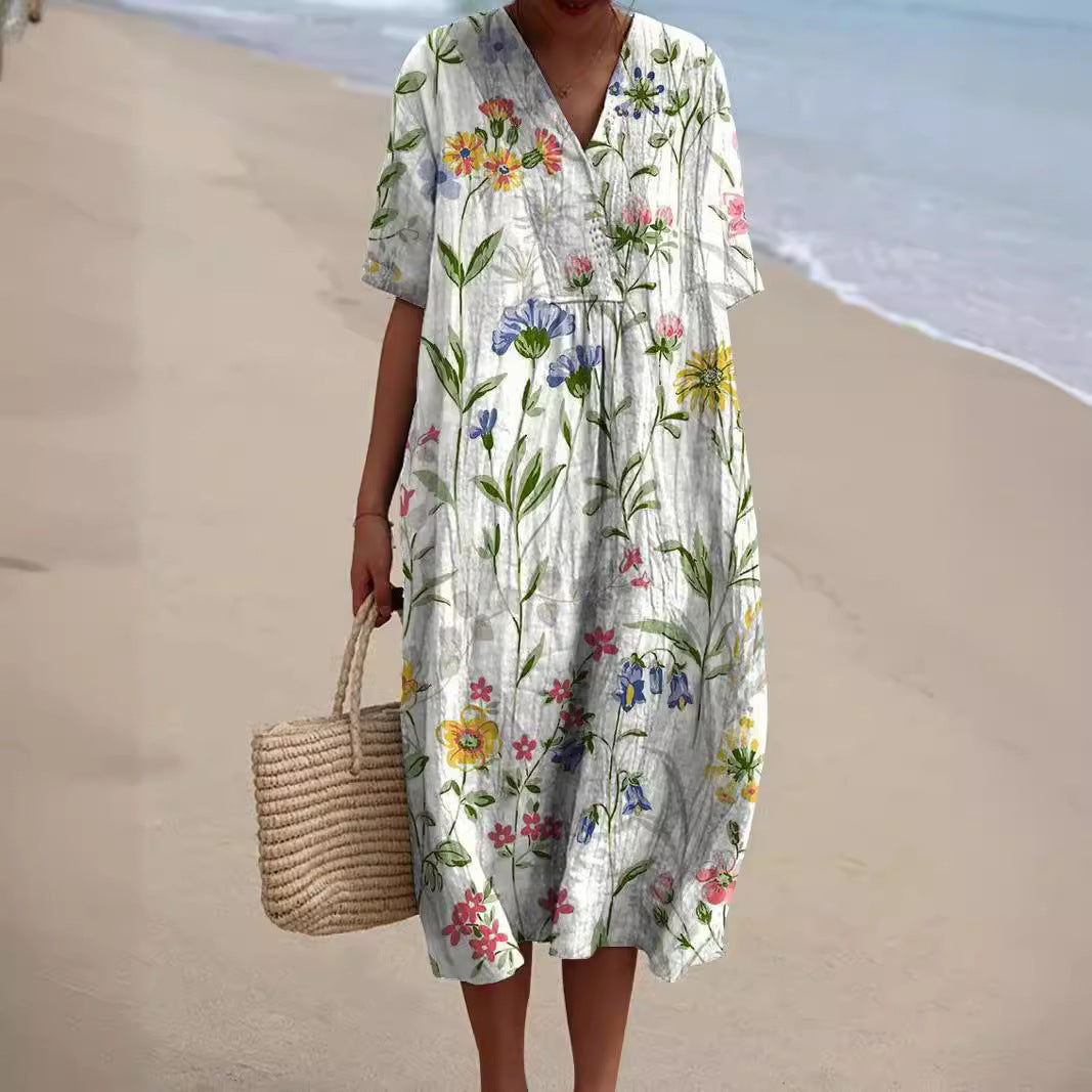 Robe à Motif Floral