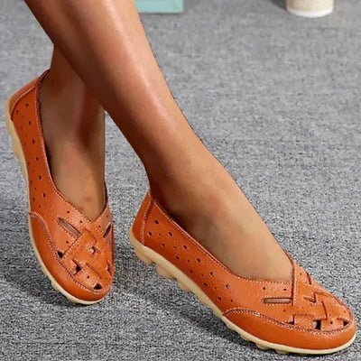 Orthopaedic Loafers Made from Breathable Leather