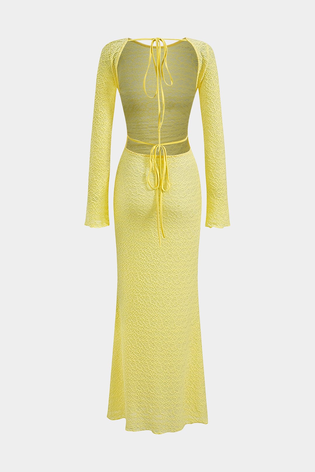Adelheid | Abito Maxi con Lacing sulla Schiena – Eleganza & Sensualità unite