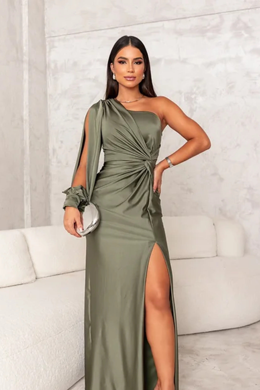 Adah - Vestito Maxi Lungo Elegante da Donna con Stile