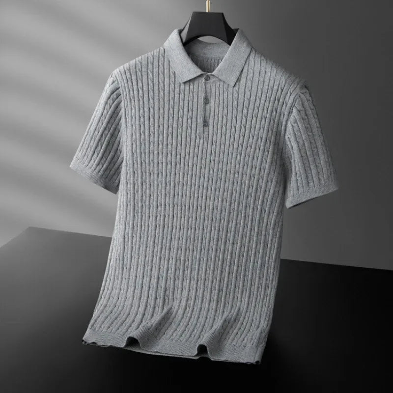Loric Cotton Polo - Redwood Main