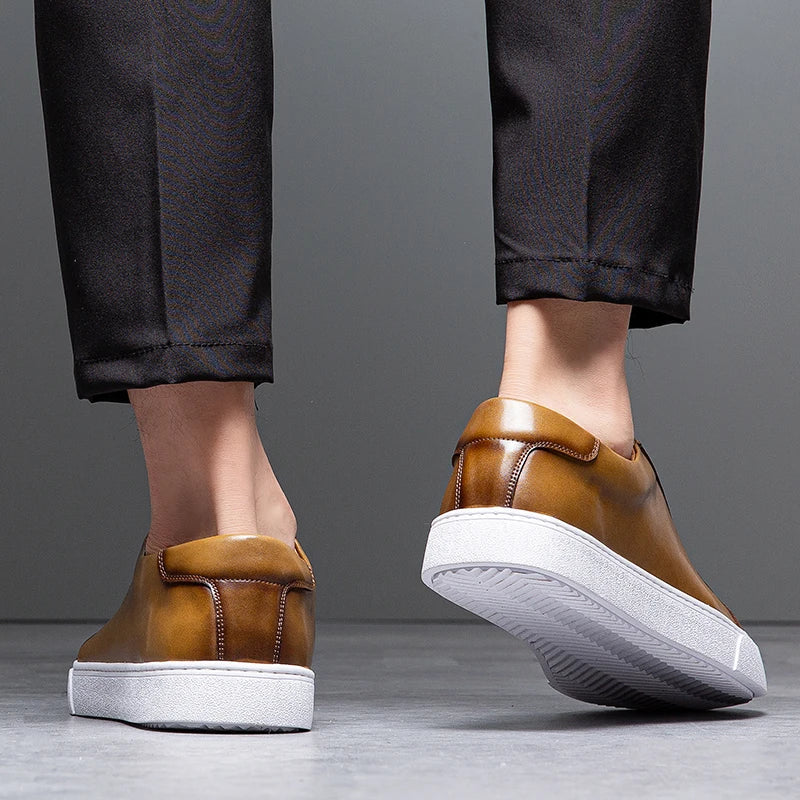 David™ - Læder Sneakers til Mænd