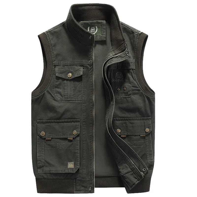 Santino - Gilet Tattico Versatile per l'Uomo Avventuroso