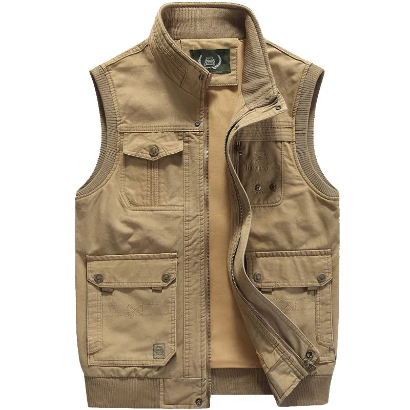 Santino - Gilet Tattico Versatile per l'Uomo Avventuroso