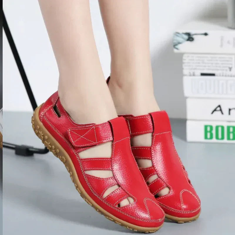 Sandali vintage in vera pelle