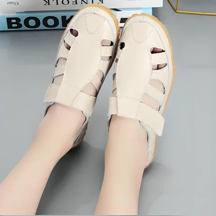 Sandali vintage in vera pelle
