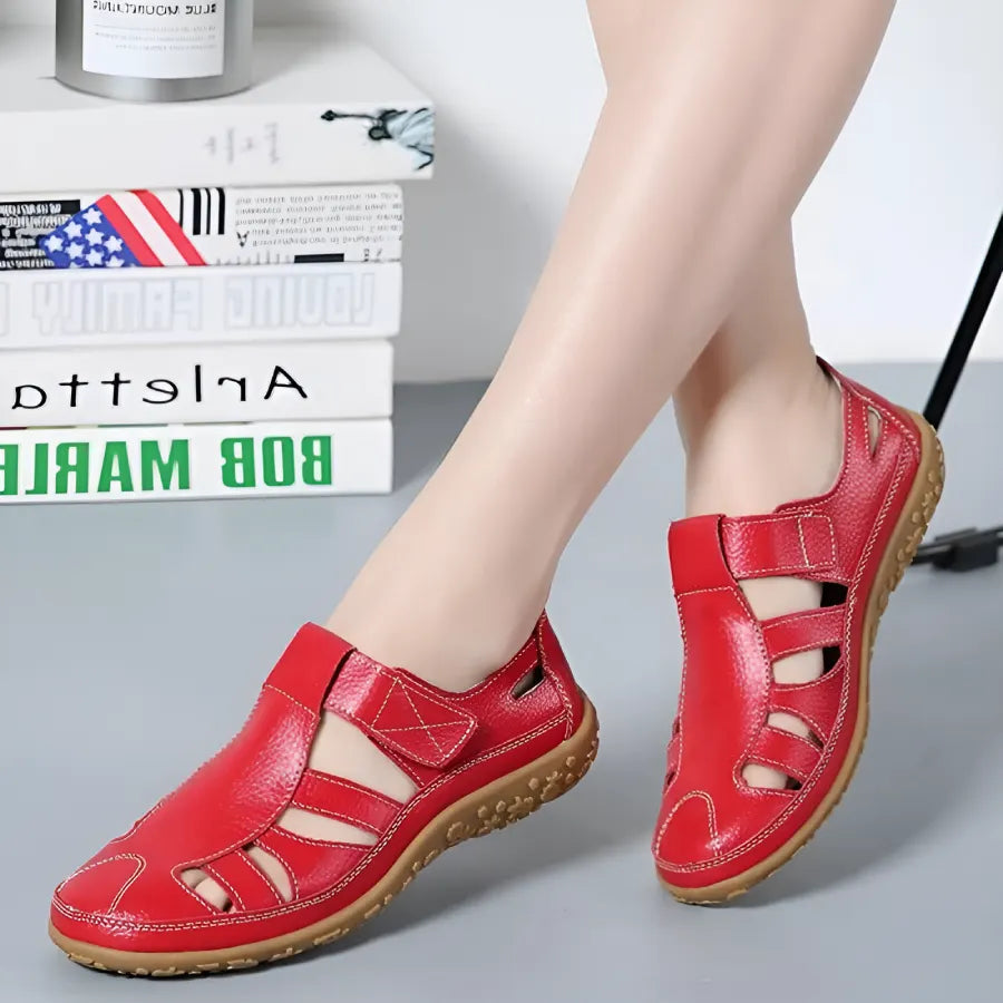 Sandali vintage in vera pelle
