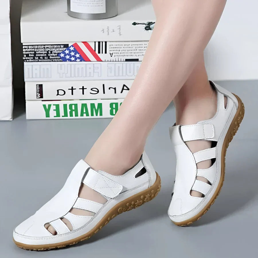 Sandali vintage in vera pelle