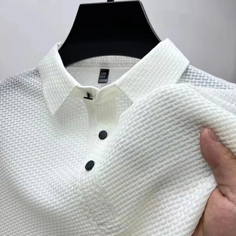 Polo Stanley in Maglia Waffle